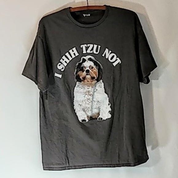 Delta Other - I Shih Tzu Not Funny Dog T Shirt sz L Delta Other - I Shih Tzu Not Funny Dog T Shirt sz L